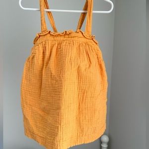 Size S (6-7) Gap orange flowy tank top girls